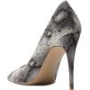 imageFSJ Women Classic Pointed Toe Snakeskin High Heels Pumps ShoesPython Black