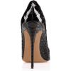 imageFSJ Women Fashion High Heel Pump Stilettos Pointy Toe Evening Party Dress Print Shoes Size 415 USBlack Snake