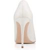 imageFSJ Women Fashion High Heel Pump Stilettos Pointy Toe Evening Party Dress Print Shoes Size 415 USWhite Glitter