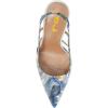 imageFSJ Women Pointy Toe Cutout Slip On Pumps Stilettos High Heel Slingback Gladiator Evening Office Lady Dress Shoes Size 415 USBlue Multi