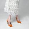 imageFSJ Women Pointy Toe Cutout Slip On Pumps Stilettos High Heel Slingback Gladiator Evening Office Lady Dress Shoes Size 415 USBrown