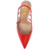imageFSJ Women Pointy Toe Cutout Slip On Pumps Stilettos High Heel Slingback Gladiator Evening Office Lady Dress Shoes Size 415 USChili