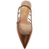 imageFSJ Women Pointy Toe Cutout Slip On Pumps Stilettos High Heel Slingback Gladiator Evening Office Lady Dress Shoes Size 415 USChocolate