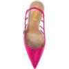 imageFSJ Women Pointy Toe Cutout Slip On Pumps Stilettos High Heel Slingback Gladiator Evening Office Lady Dress Shoes Size 415 USDeep Pink