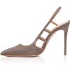 imageFSJ Women Pointy Toe Cutout Slip On Pumps Stilettos High Heel Slingback Gladiator Evening Office Lady Dress Shoes Size 415 USGrey