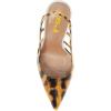 imageFSJ Women Pointy Toe Cutout Slip On Pumps Stilettos High Heel Slingback Gladiator Evening Office Lady Dress Shoes Size 415 USLeopard