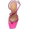 imageFSJ Women Sexy Open Toe Thong Sandals Stiletto High Heel with Rhinestone Ankle Strap Slingback Ladies Summer Shoes Size 415 USFuchsia