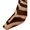 imageFSJ Women Square Toe Comfort Kitten Low Heel Ankle Boot Pull On Bootie Winter Faux Suede Casual Dressy Shoes Size 416 USBrown Stripe