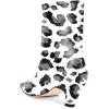 imageFSJ Women Square Toe Comfort Kitten Low Heel Ankle Boot Pull On Bootie Winter Faux Suede Casual Dressy Shoes Size 416 USCow