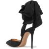 imageFSJ Women Strappy Ankle Wrap Sandal Ribbon Laceup Stiletto High Heels Pointed Toe DOrsay Slingback Pump Shoe Size 415 USTurquoise