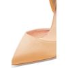 imageFSJ Women Strappy Ankle Wrap Sandal Ribbon Laceup Stiletto High Heels Pointed Toe DOrsay Slingback Pump Shoe Size 415 USYellow