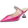 Hot Pink Lustrous Leather