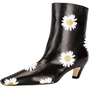imageFSJ Women Square Toe Comfort Kitten Low Heel Ankle Boot Pull On Bootie Winter Faux Suede Casual Dressy Shoes Size 416 USDaisy
