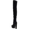 imageFSJ Sexy Thigh High Long Boots Over The Knee Platform Thick High Heel Stretch Leather Shoes Size 415 USBlack