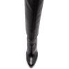 imageFSJ Sexy Thigh High Long Boots Over The Knee Platform Thick High Heel Stretch Leather Shoes Size 415 USBlack Patent