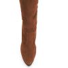 imageFSJ Sexy Thigh High Long Boots Over The Knee Platform Thick High Heel Stretch Leather Shoes Size 415 USBrown