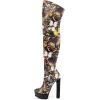 imageFSJ Sexy Thigh High Long Boots Over The Knee Platform Thick High Heel Stretch Leather Shoes Size 415 USButterfly