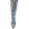 imageFSJ Sexy Thigh High Long Boots Over The Knee Platform Thick High Heel Stretch Leather Shoes Size 415 USColor Leopard