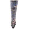 imageFSJ Sexy Thigh High Long Boots Over The Knee Platform Thick High Heel Stretch Leather Shoes Size 415 USEvening