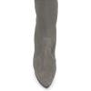 imageFSJ Sexy Thigh High Long Boots Over The Knee Platform Thick High Heel Stretch Leather Shoes Size 415 USGrey