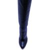 imageFSJ Sexy Thigh High Long Boots Over The Knee Platform Thick High Heel Stretch Leather Shoes Size 415 USMidnight Blue