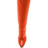 imageFSJ Sexy Thigh High Long Boots Over The Knee Platform Thick High Heel Stretch Leather Shoes Size 415 USOrange