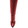 imageFSJ Sexy Thigh High Long Boots Over The Knee Platform Thick High Heel Stretch Leather Shoes Size 415 USRed