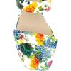 imageFSJ Women Comfy Low Heels Sandals Block Crystal Square Open Toe Two Straps Mules Slip On Shiny Bridal Casual Dress Shoes Size 415 USFlower