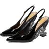 imageFSJ Women Fashion Pointed Toe Butterfly High Heel Pumps Slingback Slip On Ladies Party Dress Casual Shoes Size 415 USBlackpatent Leather