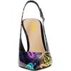 imageFSJ Women Fashion Pointed Toe Butterfly High Heel Pumps Slingback Slip On Ladies Party Dress Casual Shoes Size 415 USButterflyprint