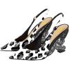 imageFSJ Women Fashion Pointed Toe Butterfly High Heel Pumps Slingback Slip On Ladies Party Dress Casual Shoes Size 415 USCow