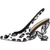 imageFSJ Women Fashion Pointed Toe Butterfly High Heel Pumps Slingback Slip On Ladies Party Dress Casual Shoes Size 415 USCow