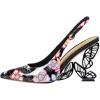 imageFSJ Women Fashion Pointed Toe Butterfly High Heel Pumps Slingback Slip On Ladies Party Dress Casual Shoes Size 415 USFlower
