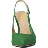 imageFSJ Women Fashion Pointed Toe Butterfly High Heel Pumps Slingback Slip On Ladies Party Dress Casual Shoes Size 415 USGreen