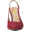 imageFSJ Women Fashion Pointed Toe Butterfly High Heel Pumps Slingback Slip On Ladies Party Dress Casual Shoes Size 415 USIndian Red