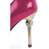imageFSJ Women Chic Metallic Rivets Pointed Toe Slip On Pumps High Stiletto Gold Heels Party Cocktail Prom Shoes 415 USPurple