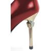 imageFSJ Women Chic Metallic Rivets Pointed Toe Slip On Pumps High Stiletto Gold Heels Party Cocktail Prom Shoes 415 USRed
