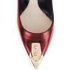 imageFSJ Women Chic Metallic Rivets Pointed Toe Slip On Pumps High Stiletto Gold Heels Party Cocktail Prom Shoes 415 USRed