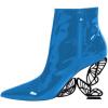 imageFSJ Women Chic Pointed Toe Butterfly High Heel Ankle Boots Side Zipper Glossy Leather Booties Casual Fashion Party Shoes Size 416 USDeepskyblue