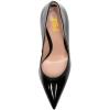 imageFSJ Women Pointed Toe Slip On Crystal Pumps Gorgeous Three Diamonds High Heel Bridal Wedding Comfort Party Dress Shoes Size 416 USBlack
