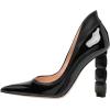 imageFSJ Women Pointed Toe Slip On Crystal Pumps Gorgeous Three Diamonds High Heel Bridal Wedding Comfort Party Dress Shoes Size 416 USBlack
