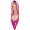 imageFSJ Women Pointed Toe Slip On Crystal Pumps Gorgeous Three Diamonds High Heel Bridal Wedding Comfort Party Dress Shoes Size 416 USDeep Pink