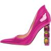 imageFSJ Women Pointed Toe Slip On Crystal Pumps Gorgeous Three Diamonds High Heel Bridal Wedding Comfort Party Dress Shoes Size 416 USDeep Pink