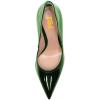 imageFSJ Women Pointed Toe Slip On Crystal Pumps Gorgeous Three Diamonds High Heel Bridal Wedding Comfort Party Dress Shoes Size 416 USGreen