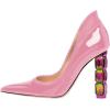 imageFSJ Women Pointed Toe Slip On Crystal Pumps Gorgeous Three Diamonds High Heel Bridal Wedding Comfort Party Dress Shoes Size 416 USPink