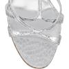 imageFSJ Women Ankle Strap High Heels Sandals Open Toe Sexy Comfort Strappy Sandals Chic Metal Chain Chunky Block Heel Wedding Bridal Pumps Shoes Size 416 USSilver