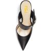 imageFSJ Women Graceful Pointed Toe Gold Chain High Heel Mules Slip On Backless Ladies Dance Date Summer Vacation Shoes Size 416 USBlack