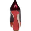 imageFSJ Women Pumps Block Heel Platform Shoes Comfort Peep Toe Special High Heel Slip On Evening Dress Pumps Size 416 USRed