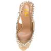 imageFSJ Women Clear Rhinestone Peep Toe Slingback Pumps Chunky Block High Heel Sparkling Crystal Slip On Party Dance Sexy Dress Shoes Size 416 USYellow