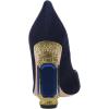 imageFSJ Women Gorgeous Pointed Toe Crystal Block Chunky High Heel Pumps Slip On Ladies Wedding Evening Dress Shoes Size 416 USBlacksuede